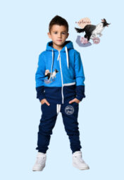 Boys Digital sticker print hoodie and pant Boys Digital sticker print hoodie and pant