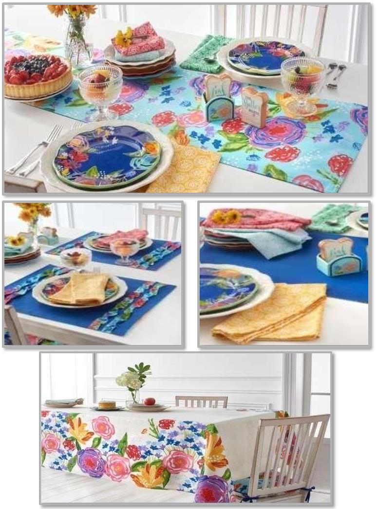 Embellished Table linen Embellished Table linen